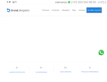 Tablet Screenshot of brunalabogados.com